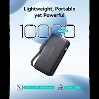 INIU POCKET 10,000mAh POWER BANK 22.5W - BLACK