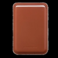 DBRAMANTE1928 LEATHER MAGSAFE WALLET- TAN