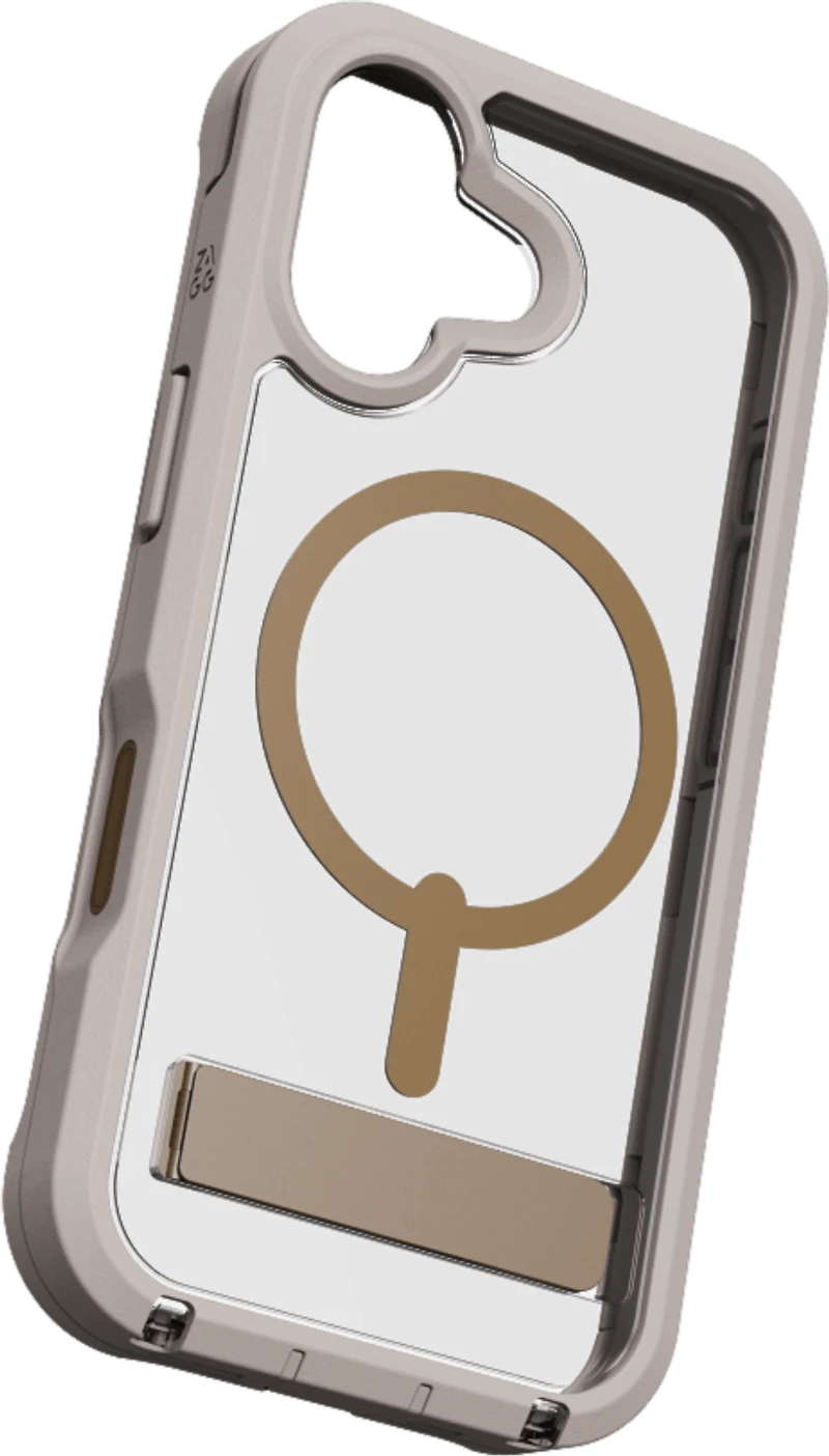 ZAGG - Rainier Snap MagSafe Case with Kickstand for Apple iPhone 17