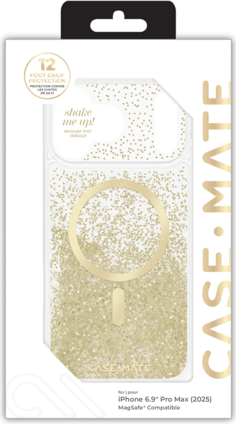 Case-Mate - Waterfall MagSafe Case for Apple iPhone 17 Pro Max - Gold