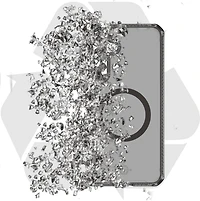 ITSKINS SGZPHBVARSMOK Étui Hybrid_R Vapor Smoke Compatible avec MagSafe pour Samsung Galaxy S25+
