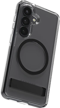 ZAGG - Santa Cruz Snap Case with Kickstand for Samsung Galaxy S26 - Black