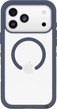 OtterBox 7798468 Étui Defender Pro XT Clear MagSafe avec Contrôle de la Caméra Bootcut (Bleu) pour iPhone 17 Pro Max