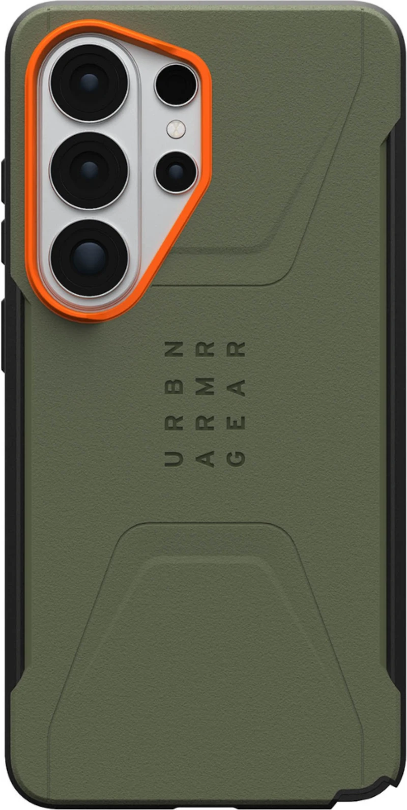 Samsung Galaxy S26 Ultra UAG Civilian w/Magnet Case - Olive Drab/Orange