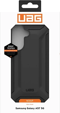 UAG 214556114040 Étui Robuste Scout Noir pour Samsung Galaxy A57 5G
