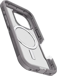 iPhone 16 Pro Otterbox Defender XT Clear Pro w/ MagSafe Series Case - Clear/Grey - Snow Capped