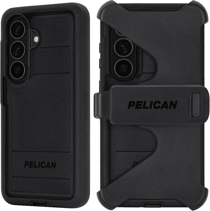 Pelican - Voyager Case with Magnet and Holster for Samsung Galaxy S26 - Black