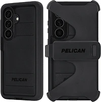 Pelican - Voyager Case with Magnet and Holster for Samsung Galaxy S26 - Black