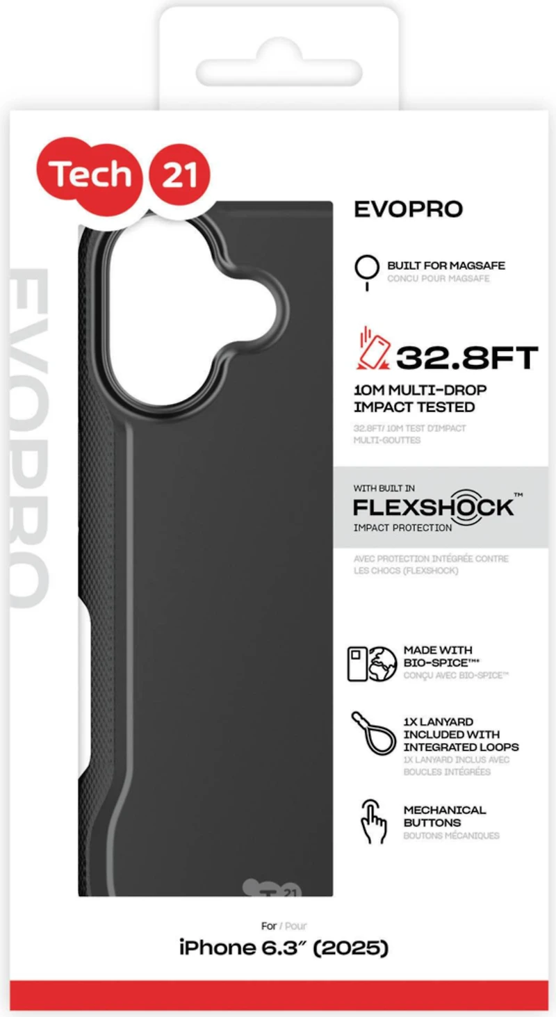 TECH 21 EVOPRO MAGSAFE IPHONE 17 BLACK