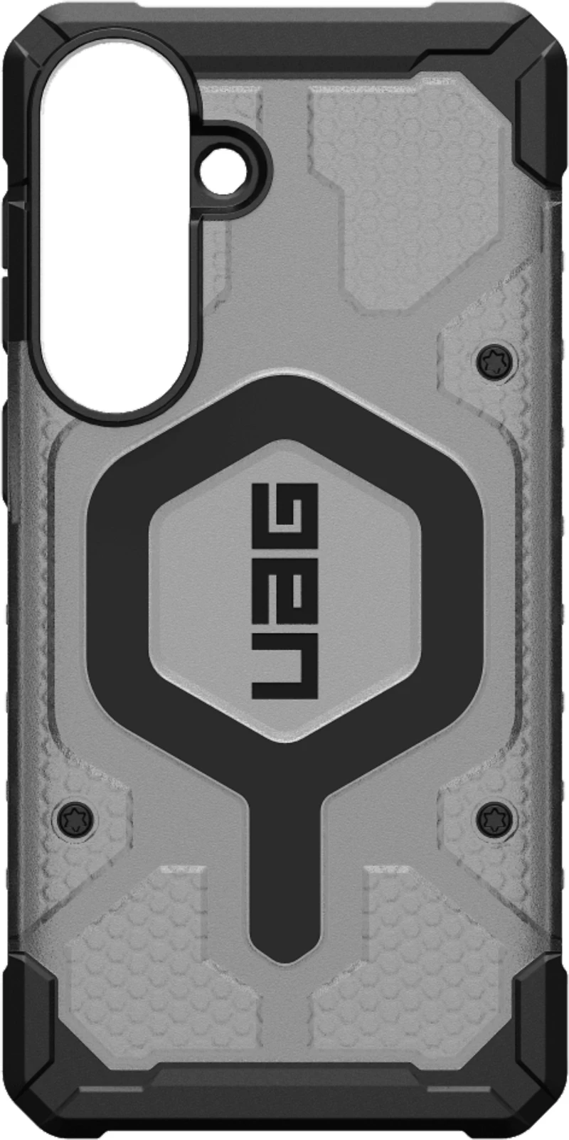 UAG - Étui de protection Pathfinder transparent avec aimants, couleur cendré/noir, pour Samsung Galaxy S26+