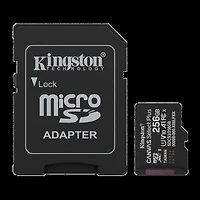Kingston 256GB microSDXC Canvas Select Plus Gen3 150MB/s A1 Card + Adapter transparent