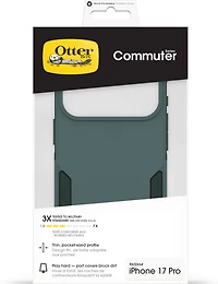 OtterBox 7798332 Étui Commuter MagSafe avec Contrôle de la Caméra Sagebrush (Vert) pour iPhone 17 Pro