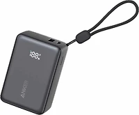 Anker - 5000mAh 22.5W Compact Portable Battery Black