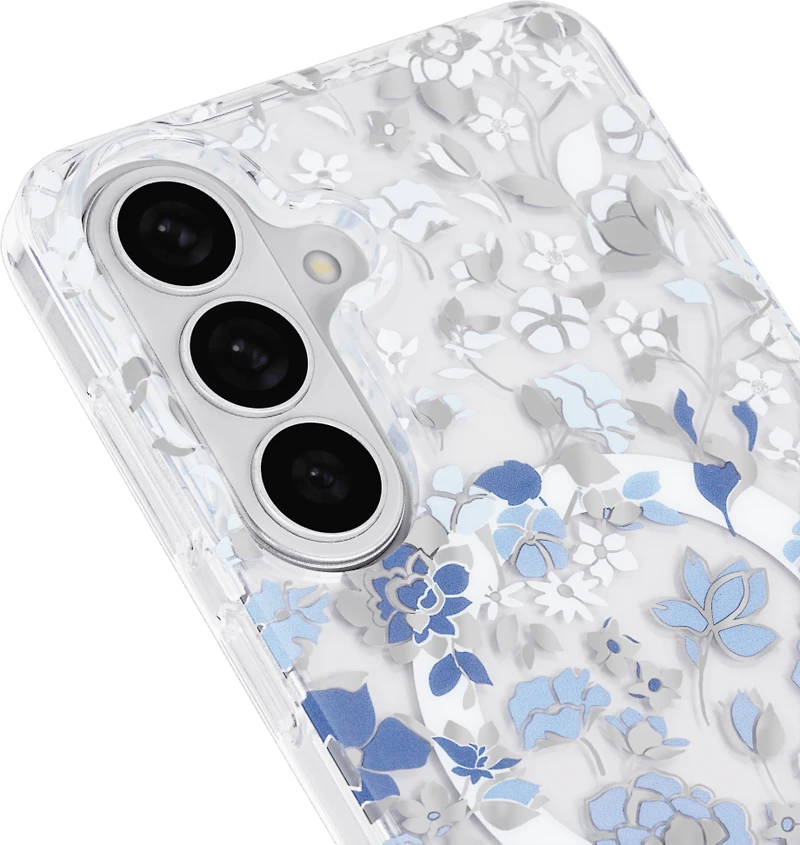 Kate Spade - Protective Case w/Magnets Flowerbed Blue for Samsung Galaxy S26