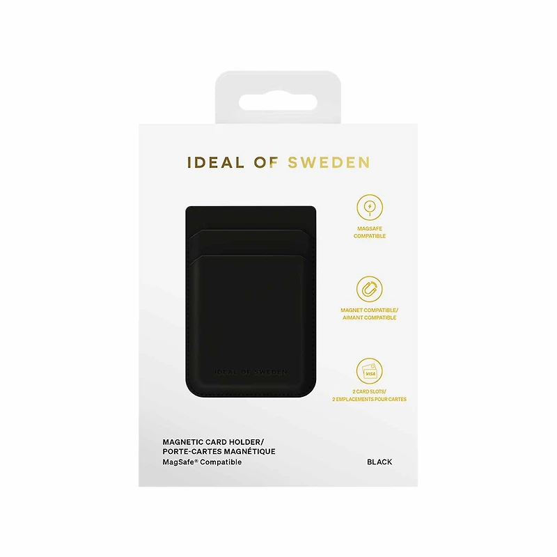 Ideal of Sweden - Magnetic Card Holder MagSafe Black