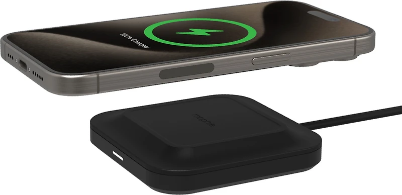 Plaque de chargement sans fil à bobine simple de 15W Gen2 de mophie