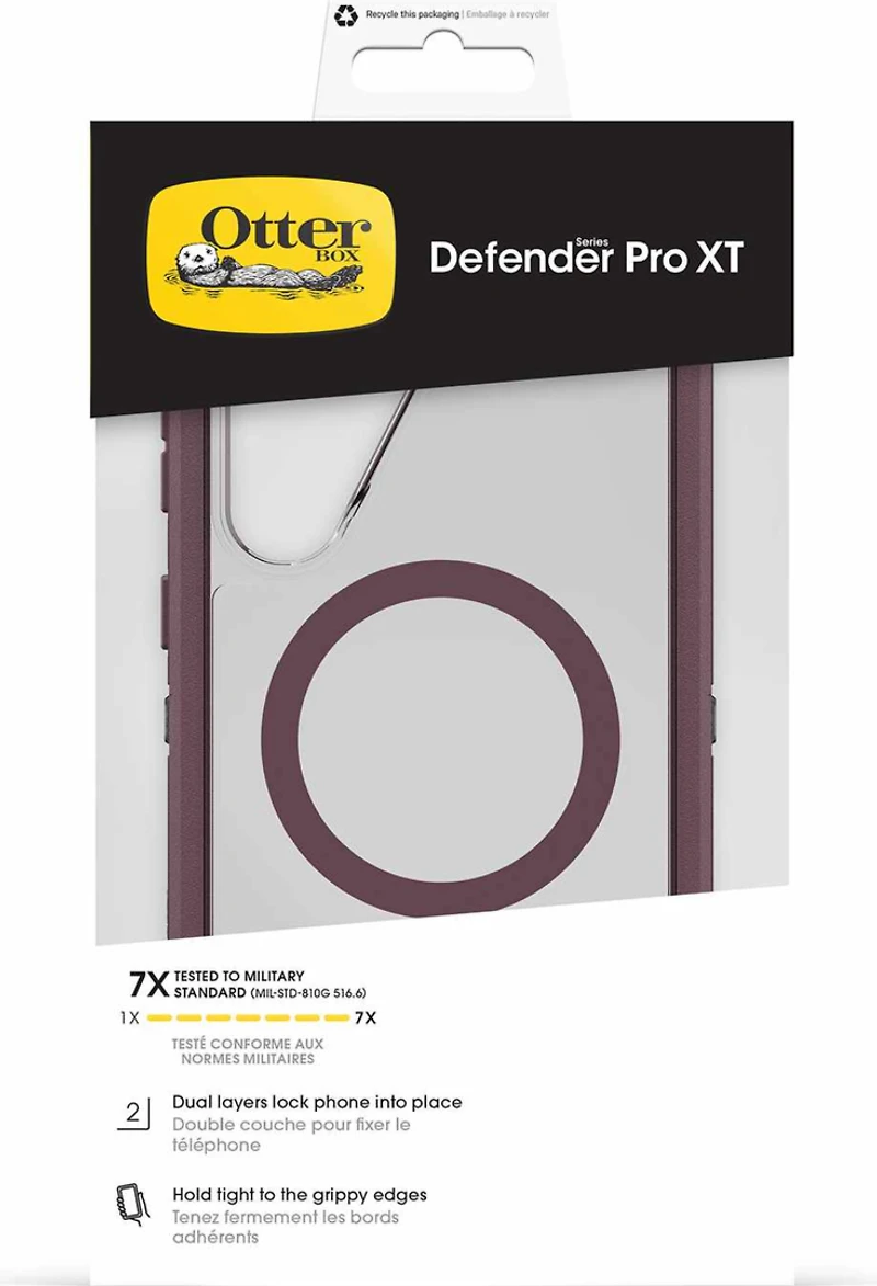 OtterBox 77000093 Étui Defender Pro XT Clear avec Magnets Purple Mystery pour Samsung Galaxy S26 Ultra