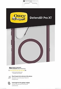 OtterBox 77000093 Étui Defender Pro XT Clear avec Magnets Purple Mystery pour Samsung Galaxy S26 Ultra