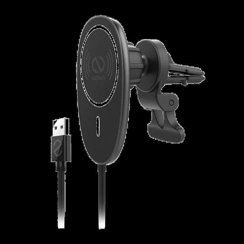 Naztech MagLock Fast Charging Vent Mount w/ Dual Port CLA Car Charger