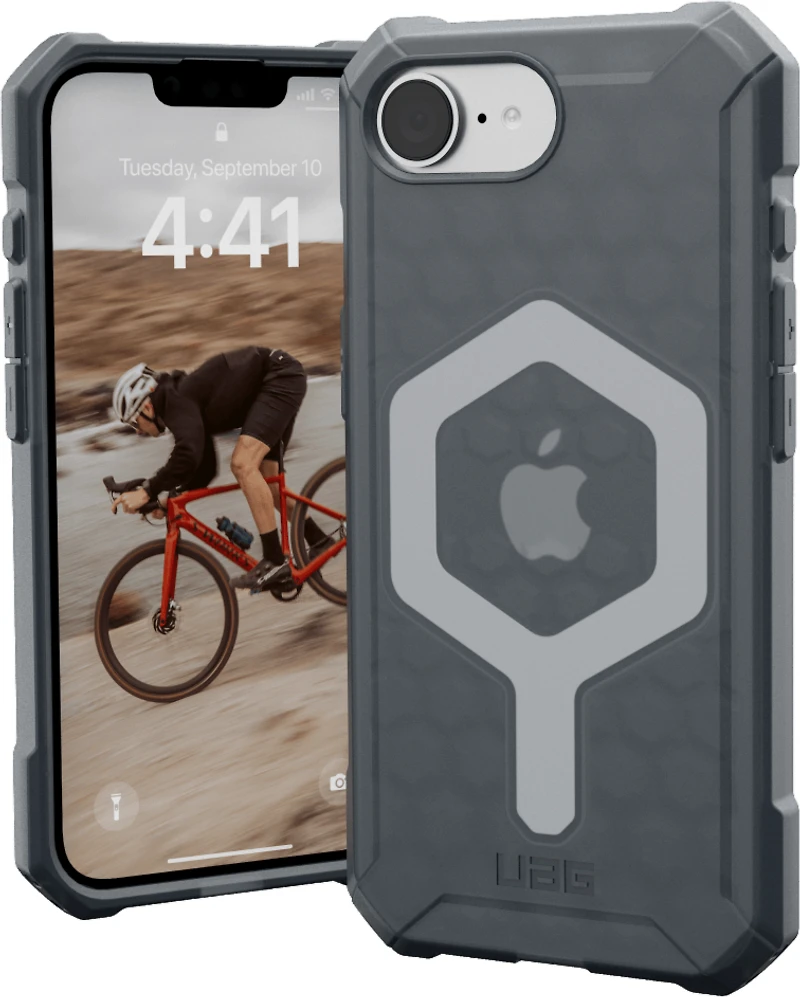 UAG 114496113131 Étui Robuste Essential Armor MagSafe Ash pour iPhone 16e