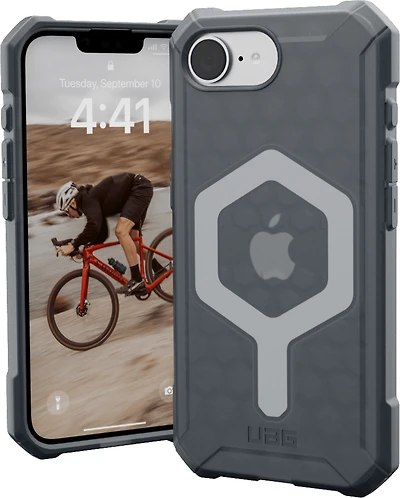 UAG 114496113131 Étui Robuste Essential Armor MagSafe Ash pour iPhone 16e