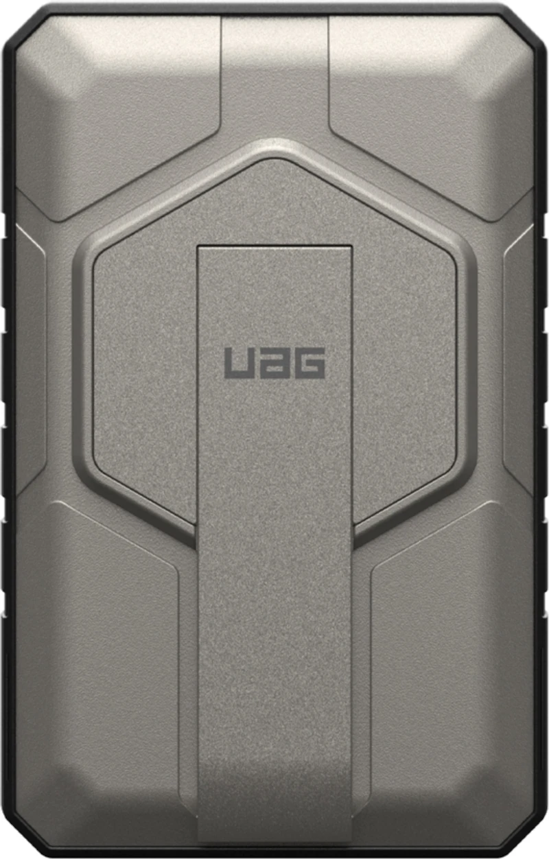 Rugged Battery Pack with Kickstand for MagSafe 10K mAh 20W Black/Titanium