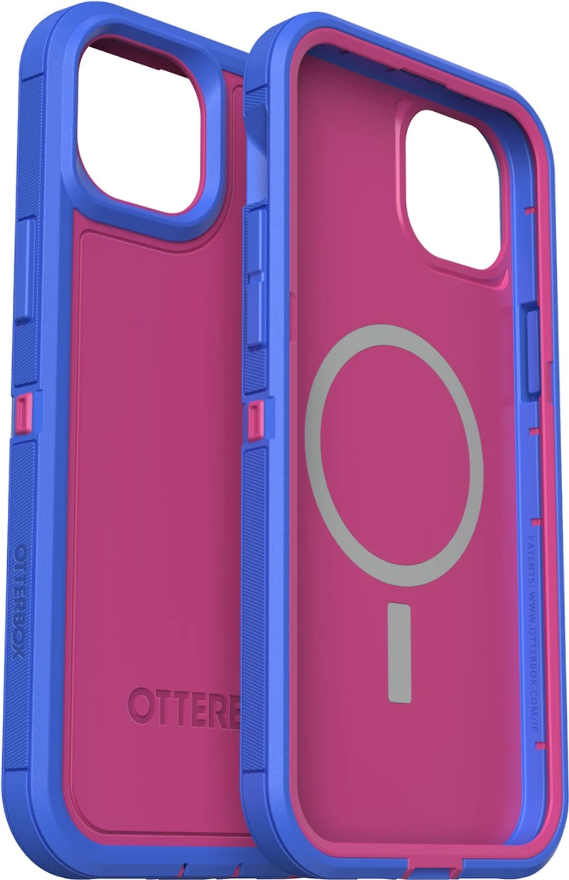 OtterBox - iPhone 14 Plus Otterbox Defender XT w/ MagSafe Series Case - Red (Blooming Lotus)
