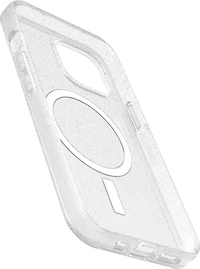iPhone 15/14/13 Otterbox Symmetry w/ MagSafe Clear Series Case - Silver (Stardust)