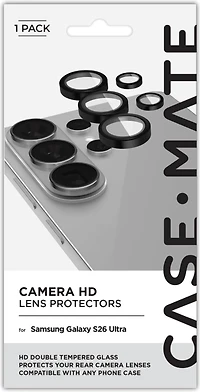 Case-Mate - Protecteur d'objectif à anneau en aluminium pour Samsung Galaxy S26 Ultra - Noir