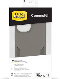 OtterBox - Commuter MagSafe Case with Camera Control for Apple iPhone 17 - Grey Comfort