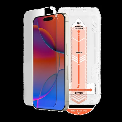 iPhone 17 HyperGear Tempered Glass Screen Protector w/Dust Removal Applicator Tray