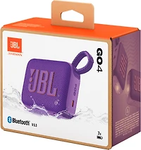 JBL - Go 4 Waterproof Bluetooth Speaker - Purple