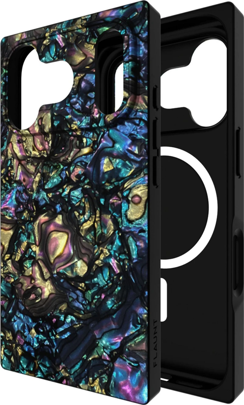 Flaunt - Square MagSafe Case for Apple iPhone 17 Pro - Abalone Shell