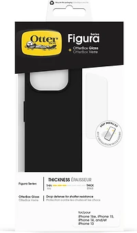 iPhone 17e/16e/15/14/13 : ensemble Otterbox Magsafe + verre - Noir