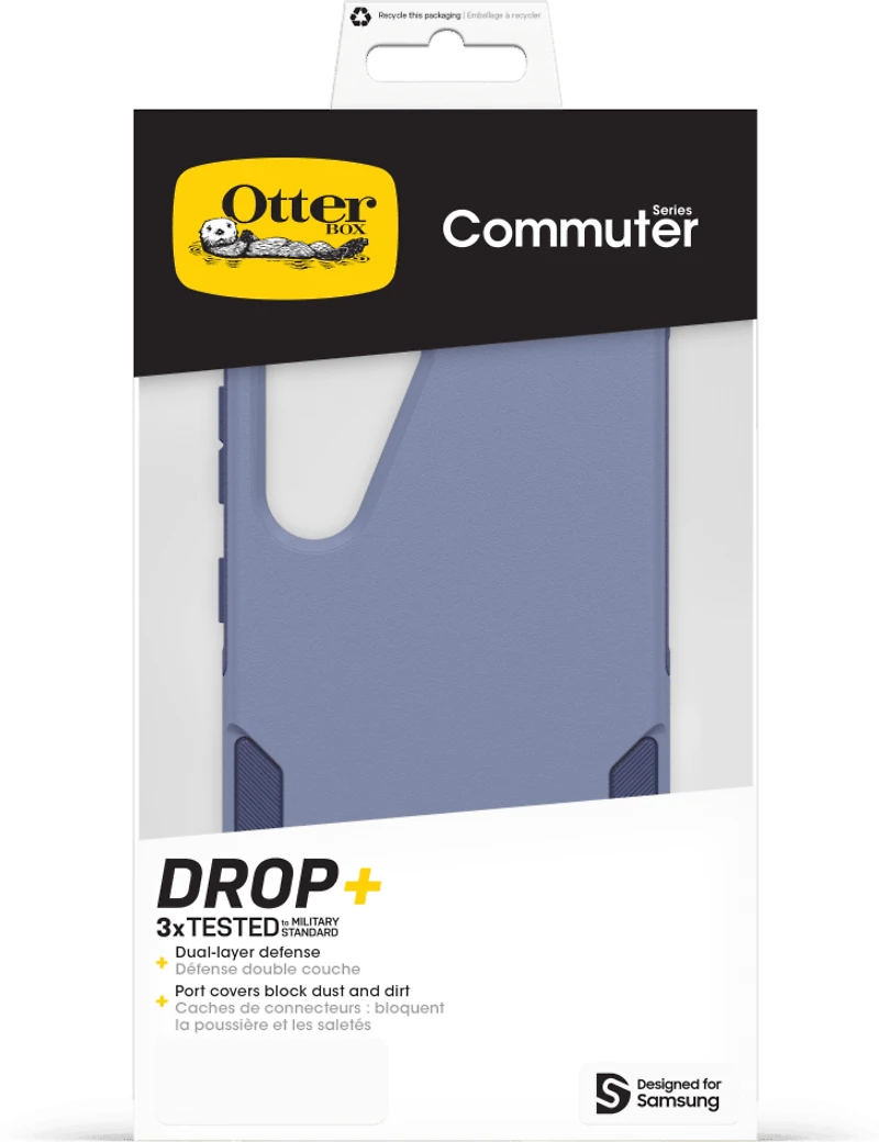 OtterBox - Commuter Case for Samsung Galaxy S25 - Denver Dusk Purple