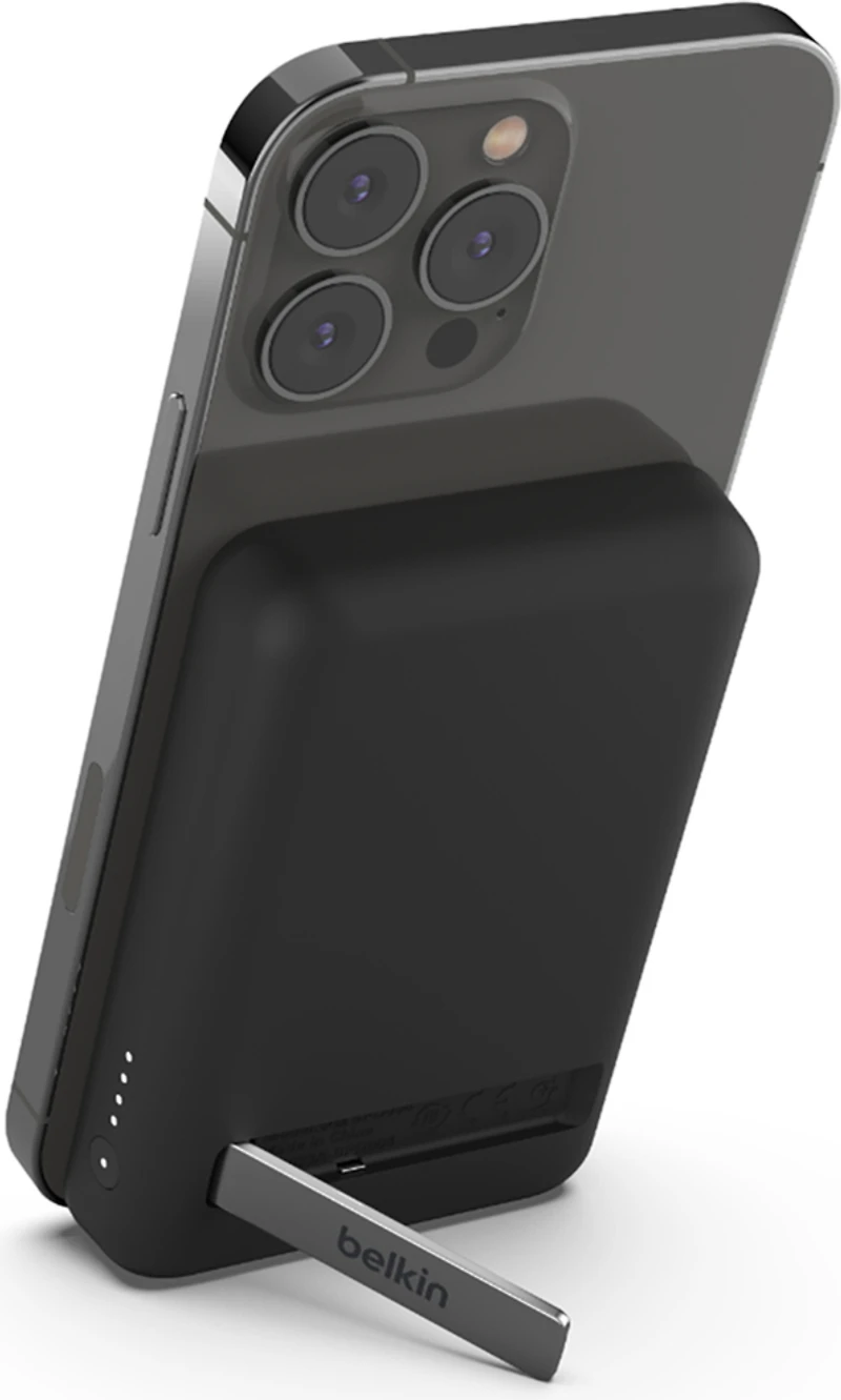 Belkin BPD004btBK 5K Power Bank Magnétique sans Fil + Support Noir