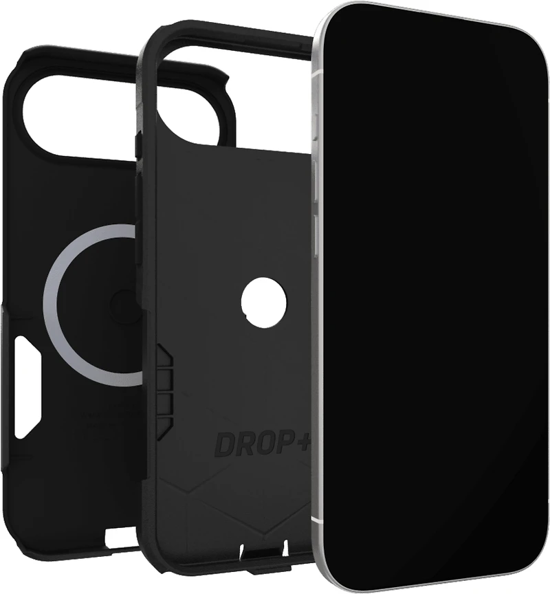 OtterBox 7798309 Étui Commuter MagSafe avec Contrôle de la Caméra Noir pour iPhone Air