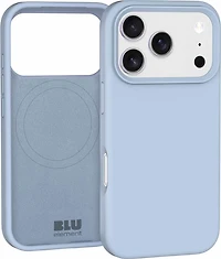 Blu Element - Coque MagSafe en silicone bleu pastel pour iPhone 17 Pro