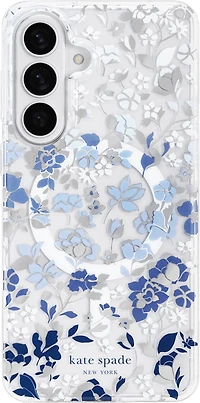 Kate Spade - Protective Case w/Magnets Flowerbed Blue for Samsung Galaxy S26