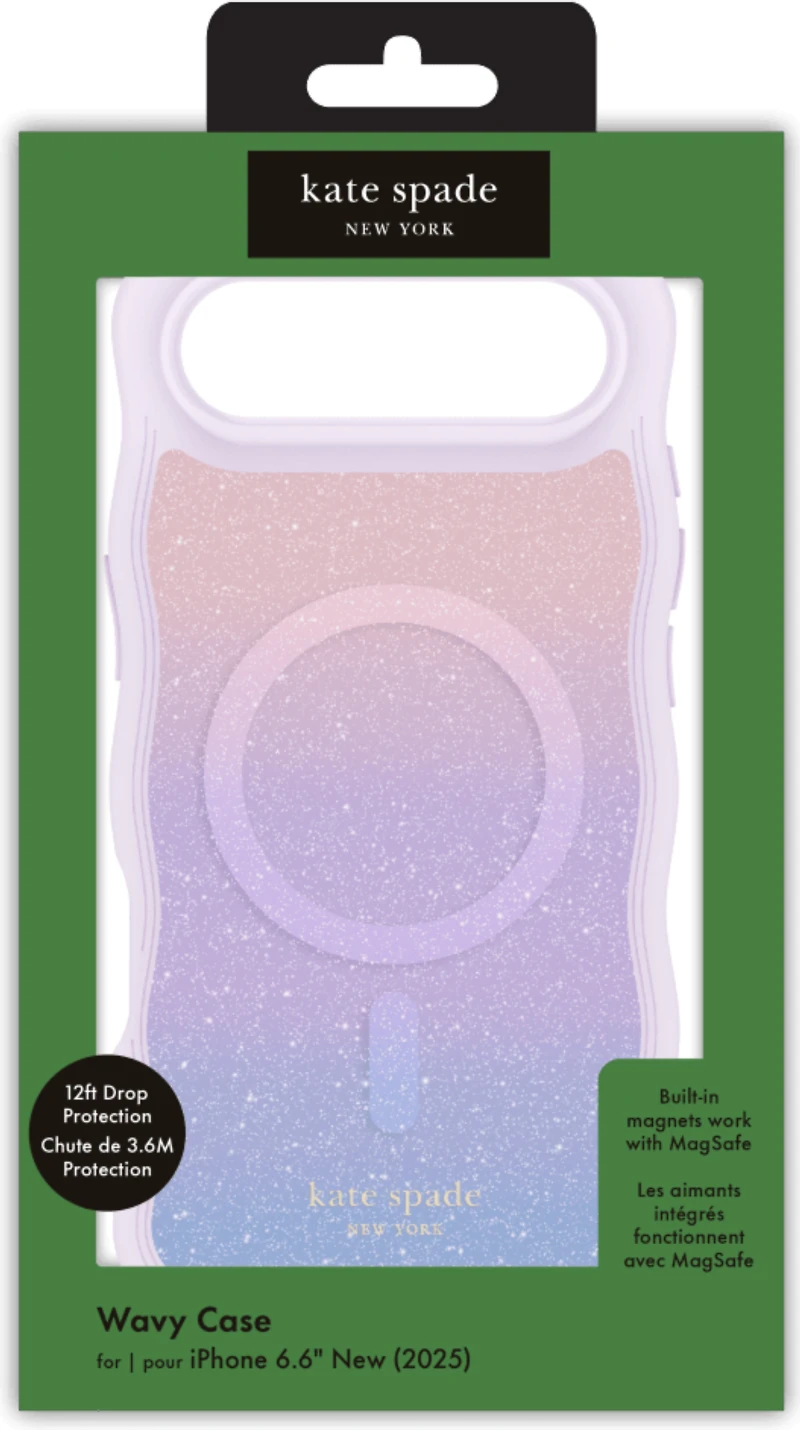 Kate Spade - Wavy MagSafe Case Opal Glitter for iPhone Air
