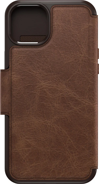 OtterBox 7793563 Étui Strada Folio MagSafe Espresso pour iPhone 15 Plus