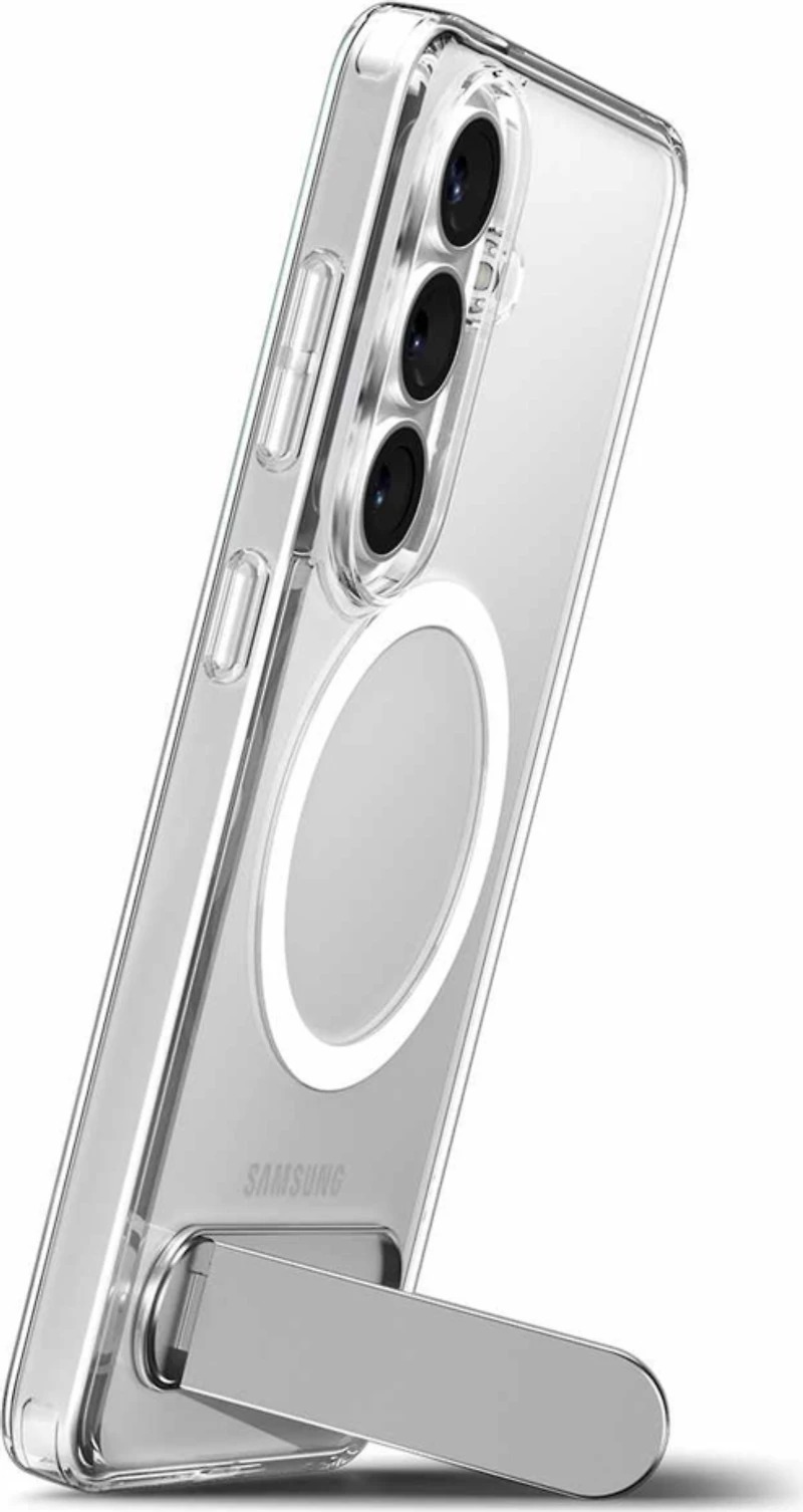 Spigen - Étui Slim Armor Essential S avec aimants, blanc transparent