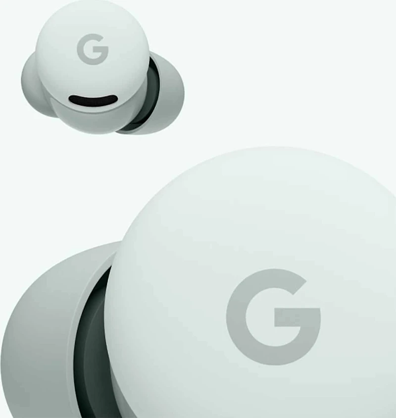 Google - Pixel Buds A 2nd Gen Fog with Active Noise Cancellation