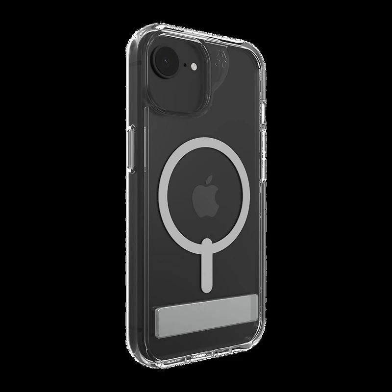 ZAGG - Crystal Palace Snap MagSafe Case with Kickstand for Apple iPhone 16e  /  iPhone 15  /  iPhone 14  /  iPhone 13 - Clear
