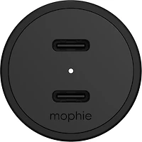 Mophie 60W Dual USB-C Car Charger - Black
