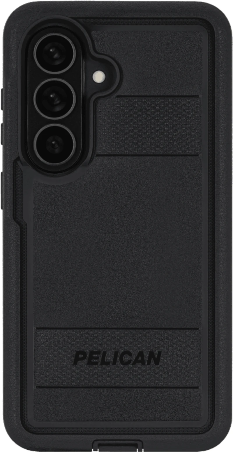Pelican - Voyager Case with Magnet and Holster for Samsung Galaxy S26 - Black