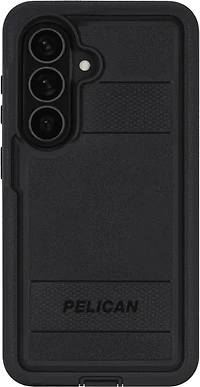 Pelican - Voyager Case with Magnet and Holster for Samsung Galaxy S26 - Black