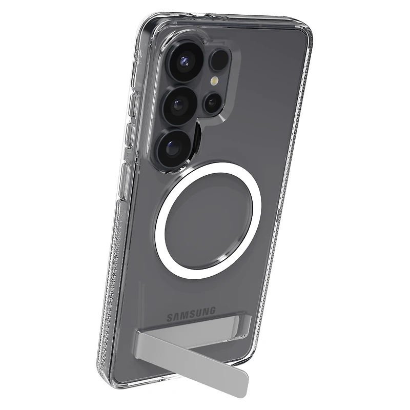 ZAGG - Crystal Palace Snap Case with Kickstand for Samsung Galaxy S26 Ultra - Clear