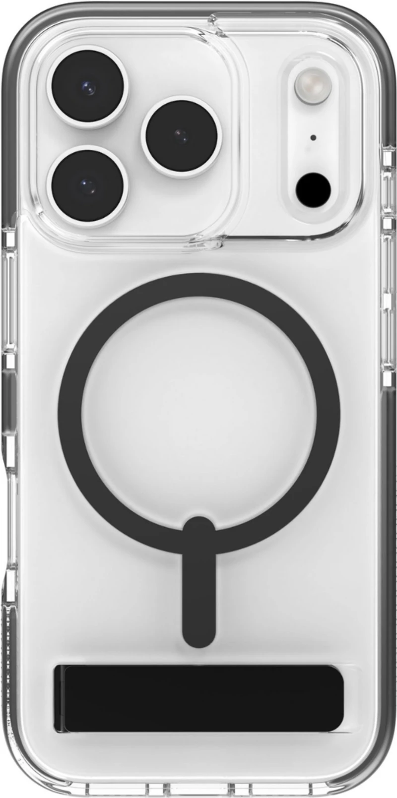 iPhone 17 Pro ZAGG Graphene Santa Cruz Snap Kickstand Case - Black