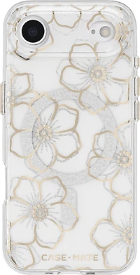 Case-Mate - Floral Gems MagSafe Case for Apple iPhone Air - Gold
